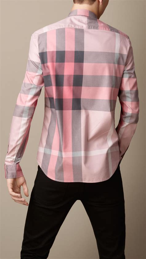 pink burberry shirt men|pink Burberry jacket.